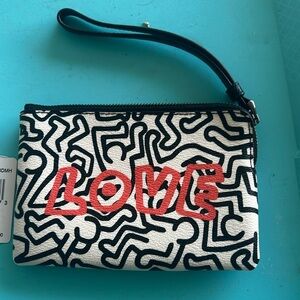 Coach love change purse, new with tags